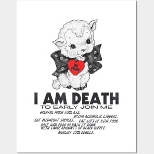 I AM THE DEATH LAMB. Posters and Art